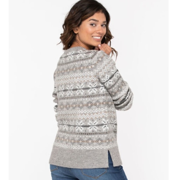Ricki’s - Fair Isle Sweater - Grey/Silver - Picture 2 of 6
